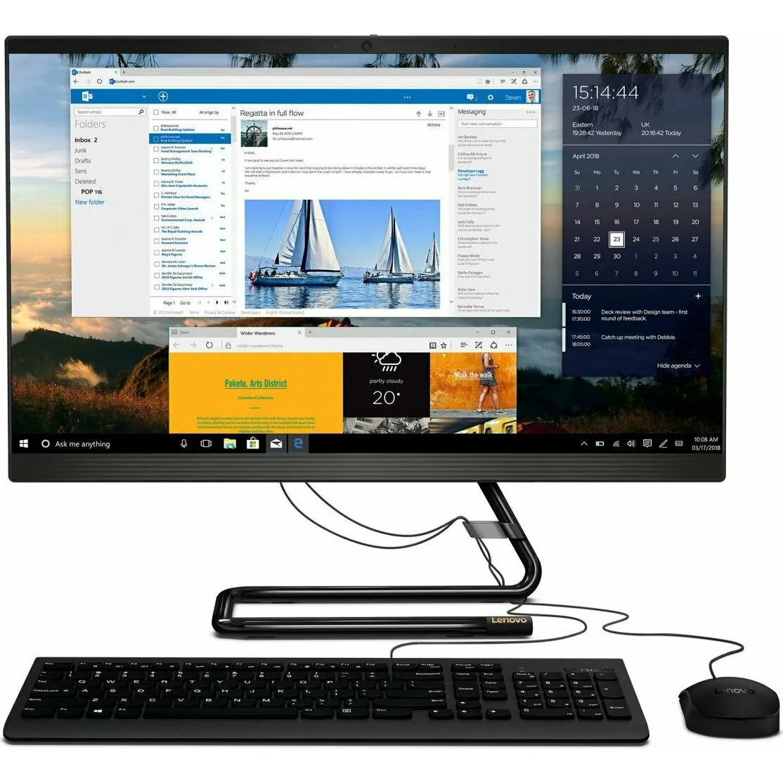 Lenovo IdeaCentre AIO 3 24ARE05 F0EW003DRK моноблок (ЛЕНОВО) Lenovo IdeaCentre AIO 3 24ARE05 F0EW003DRK моноблок (ЛЕНОВО)